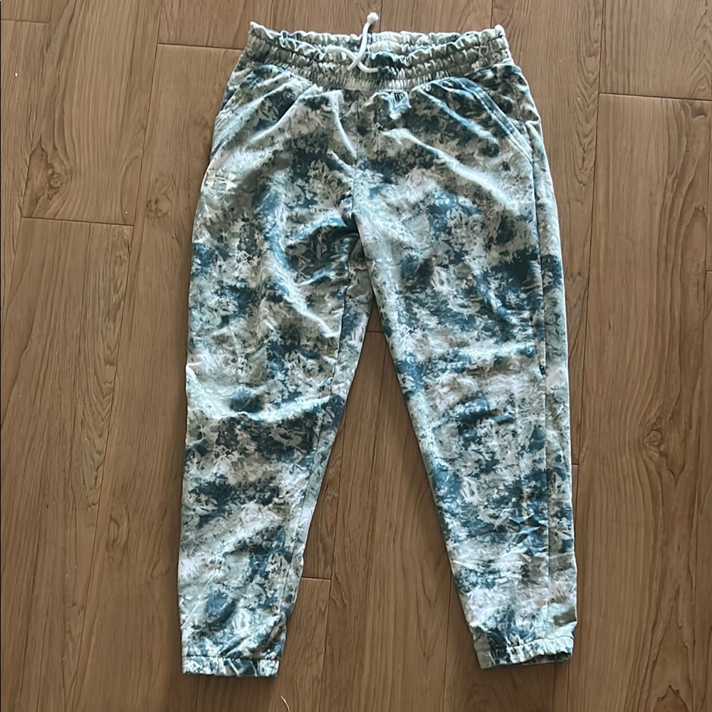 Under Armour Blue and White Jogger Sweatpants